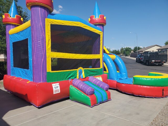bounce house with water slide in Mesa AZ