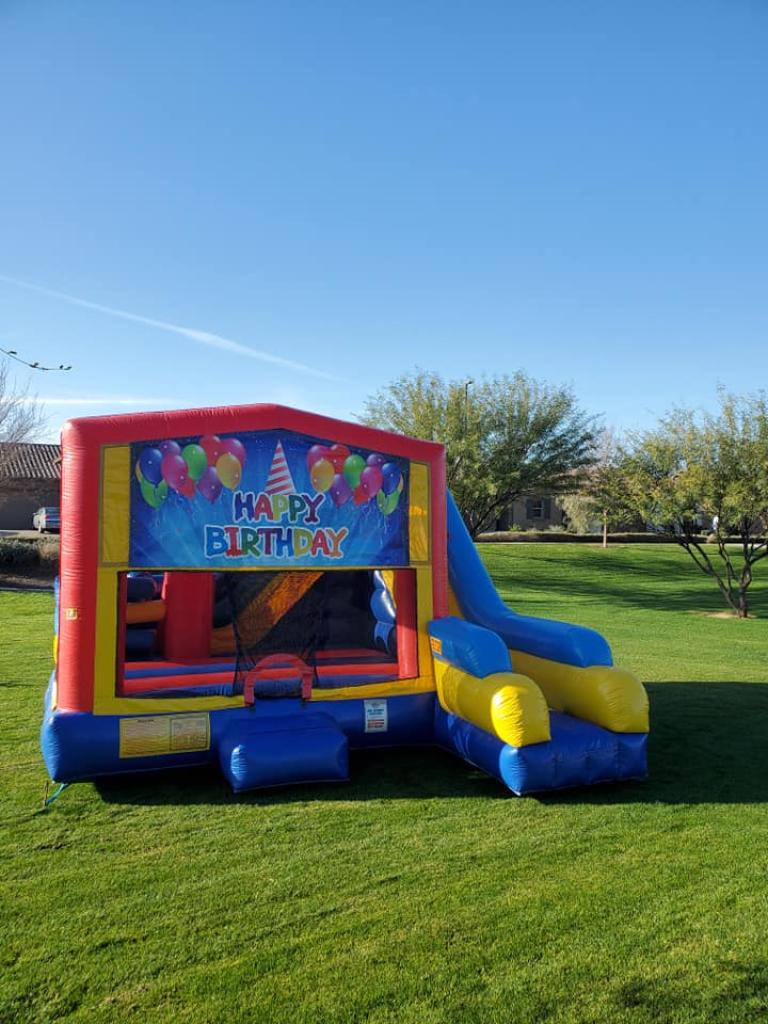 bounce house with water slide in Mesa